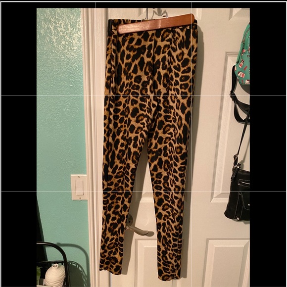 Dolls Kill Leopard Buckle Leggings - Picture 2 of 2